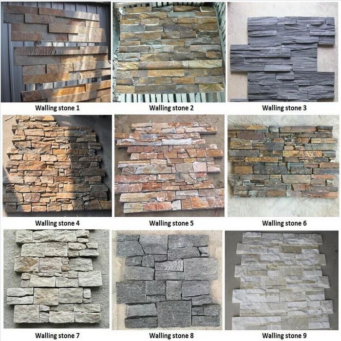 Slate walling ledge stone culture stone
