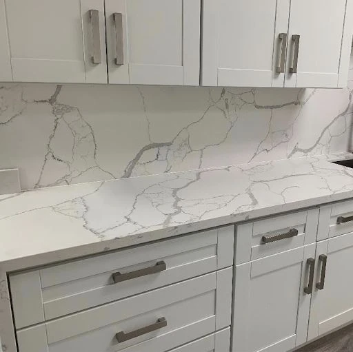 Calacatta White Quartz Slab