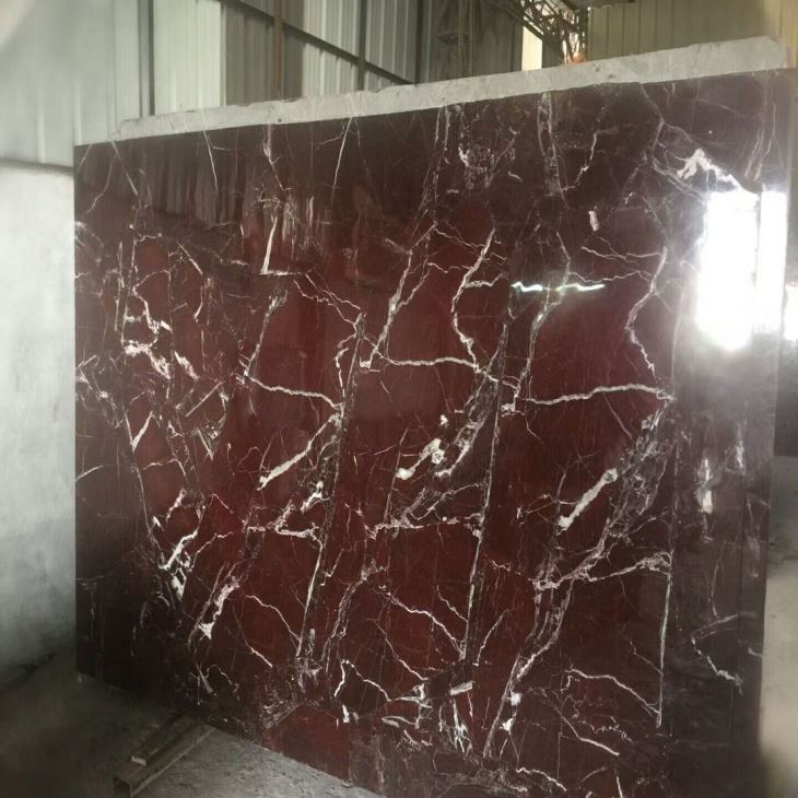 Rosso Levanto Marble For Stair Tread Tiles