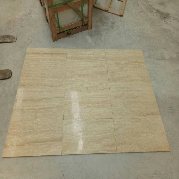 beige travertine tiles