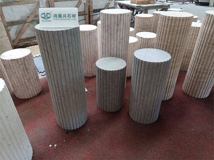 Italian beige Travertine Marble Coffee Table