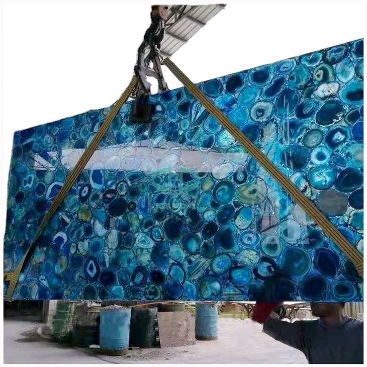Blue Agate Stone Slab