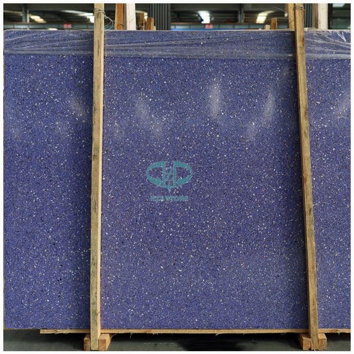 Μπλε πέτρινη πλάκα Terrazzo