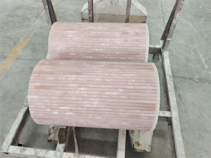 Pink Onyx candle holder
