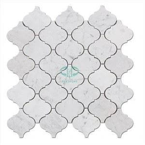 Μωσαϊκά πλακάκια Carrara White Marble Lantern