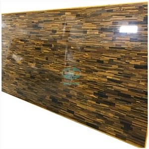 Golden Tiger Eye Αχάτης Πέτρινη Πλάκα