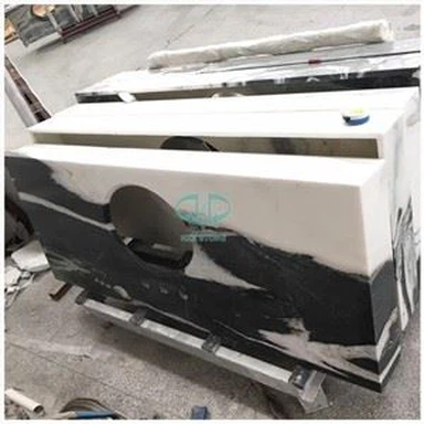 Μπλουζάκια μπάνιου Panda Marble
