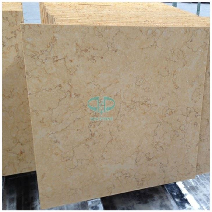 Sunny Yellow Marble Floor Tiles