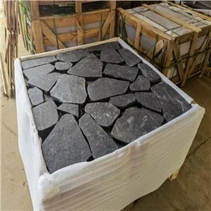 Jet Black Basalt Crazy Paving