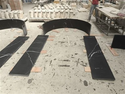 Μαρμάρινα κουφώματα πορτών Marquina Black