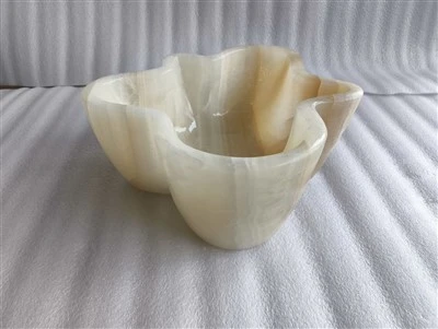 Νιπτήρας Damghan Green Onyx Flower Shape