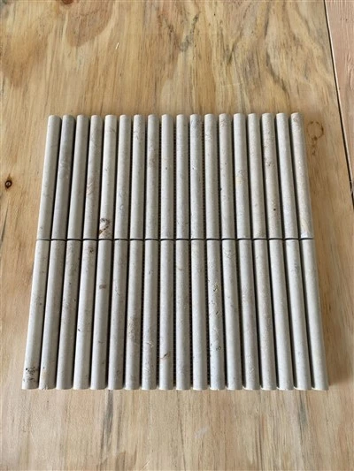 Jura Beige Limestone 3D Mosaic Tiles